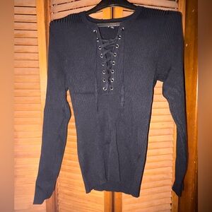 INC tie sweater.
